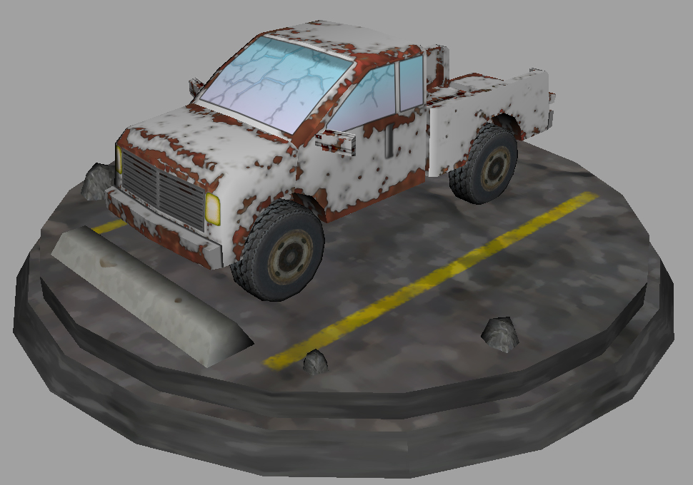 Low poly машина