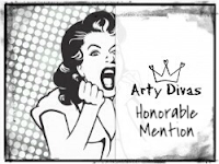 Won Honorable Mention at Art Divas Challenge Blog
