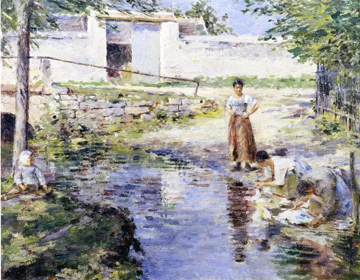 Theodore Robinson 1852-1896 | American impressionist/Realist painter