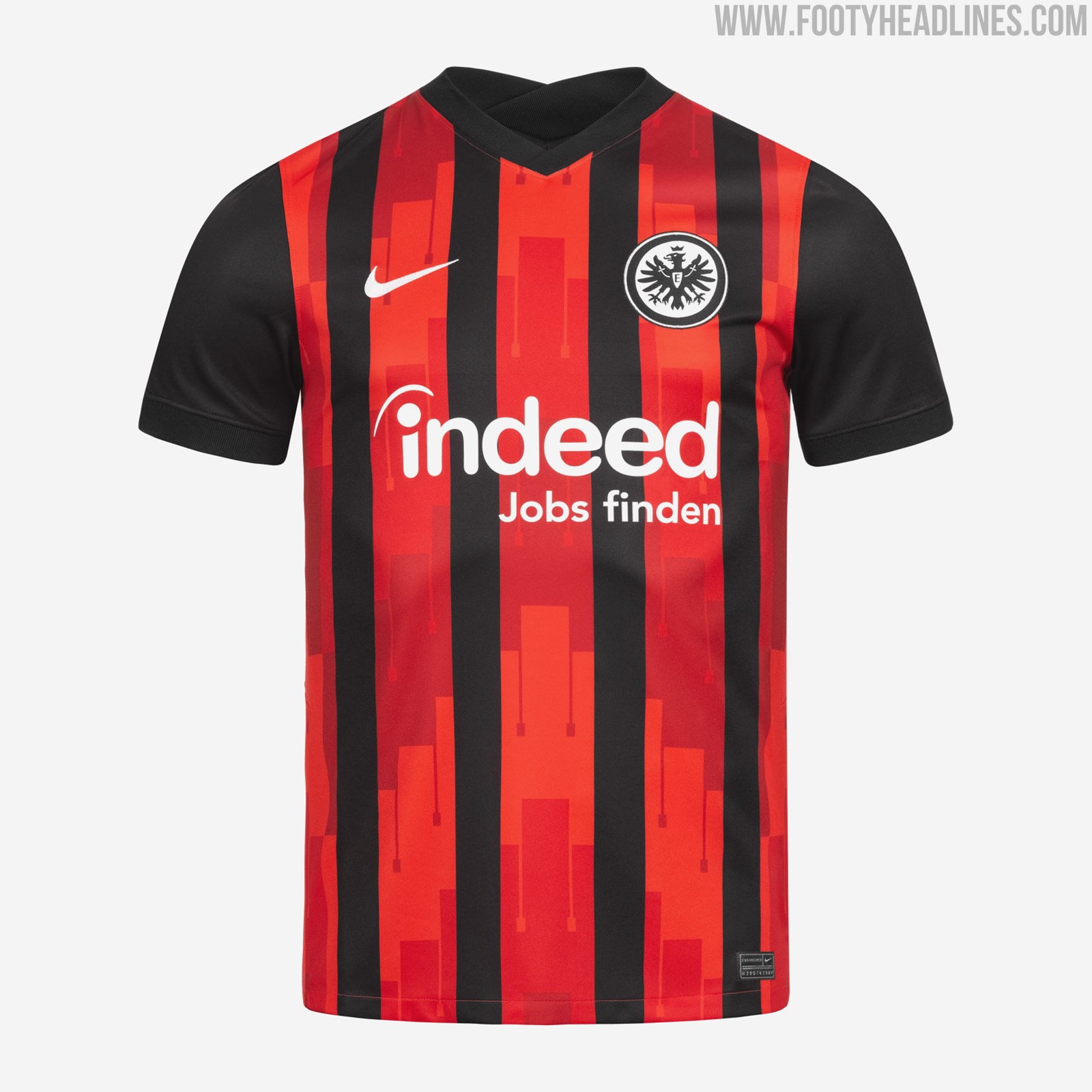 Primera Camiseta Eintracht Frankfurt 2020-2021 Tailandia