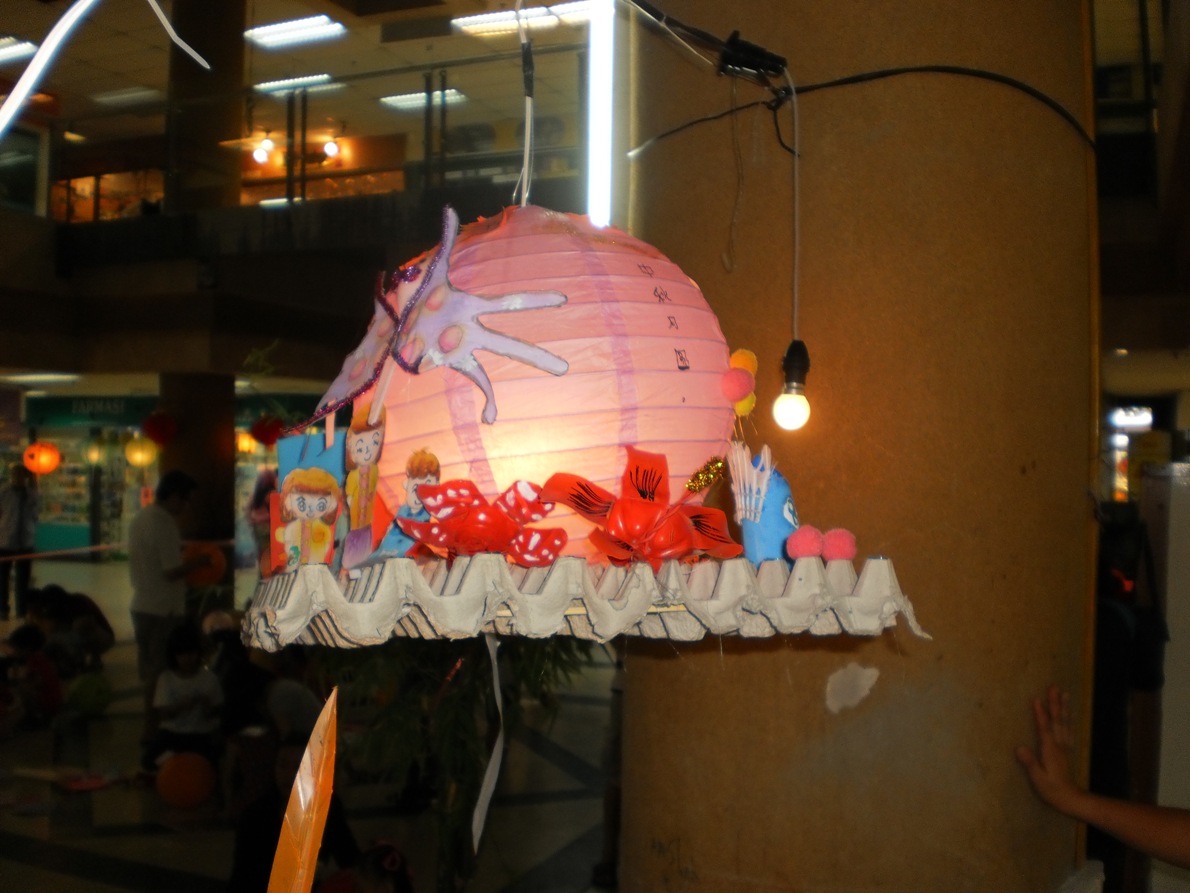 Live For Something Today Mid Autumn festival DIY handmade creative lantern contest with recycle