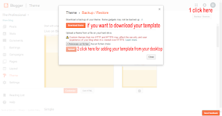 Choosing a blog template & how to instal blog template ( Step 2 )