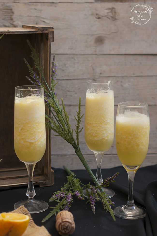 Sorbete De Piña Al Cava Atrapada En Mi Cocina