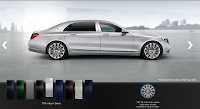 Màu ngoại thất Mercedes Maybach S450 4MATIC 2019 Mercedes Maybach S450 4MATIC 2019 màu Bạc Iridium 775