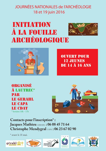 On recherche dans le Tarn pour les Journées Nationales d’Archéologie