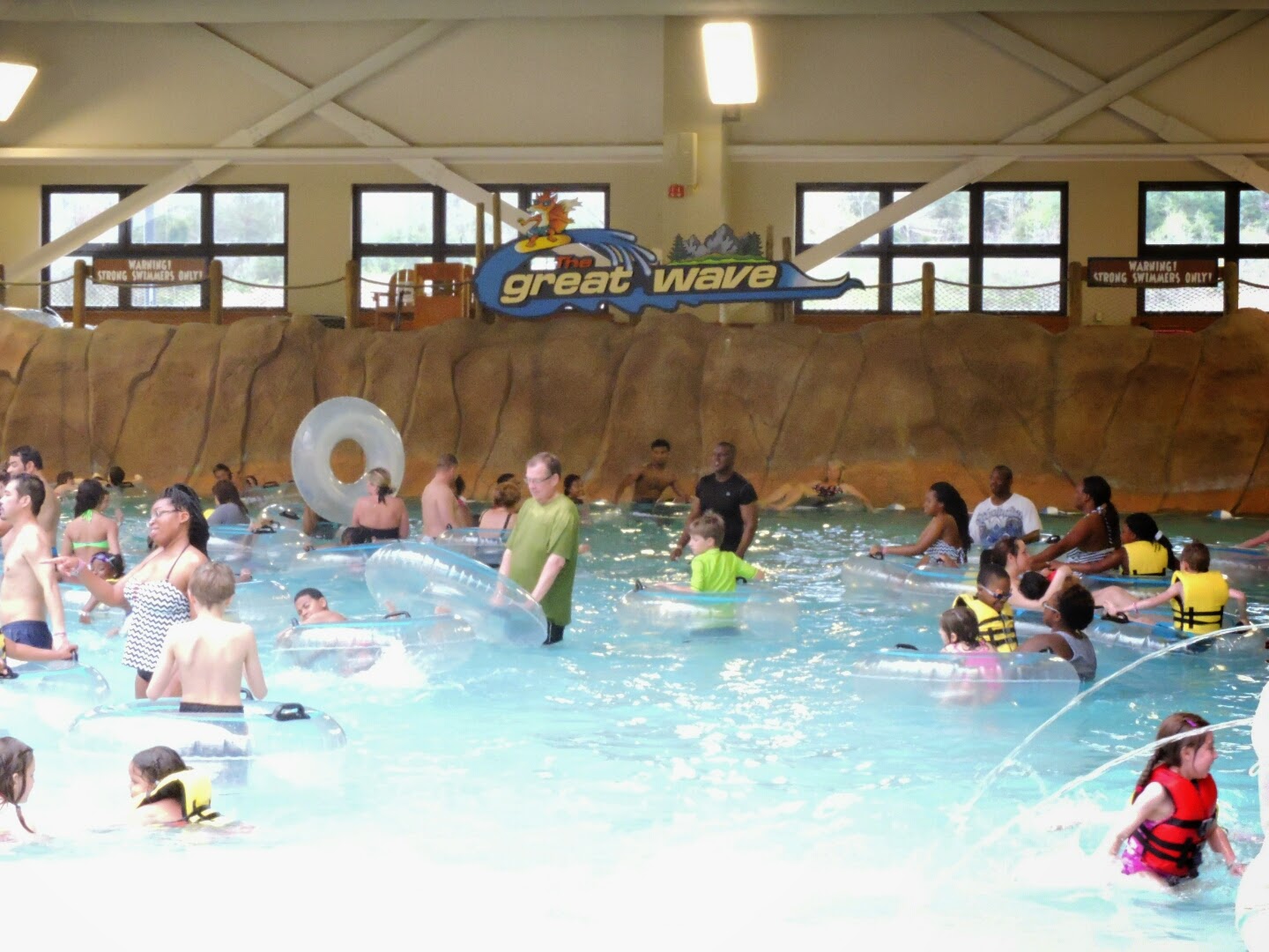 Spring Break at the Smoky Mountains Tennessee  (Wilderness at the Smokies indoor pool)  via www.productreviewmom.com