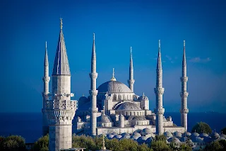 turkish temple blue sky