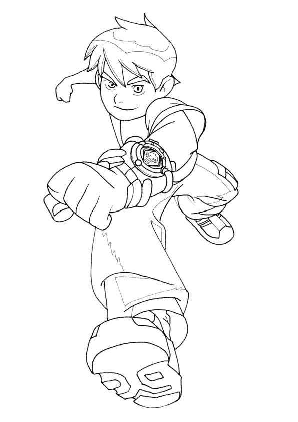 Ben 10 Stinkfly Coloring Pages