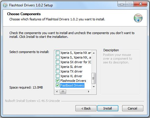 Flash tool driver. Flash tool driver