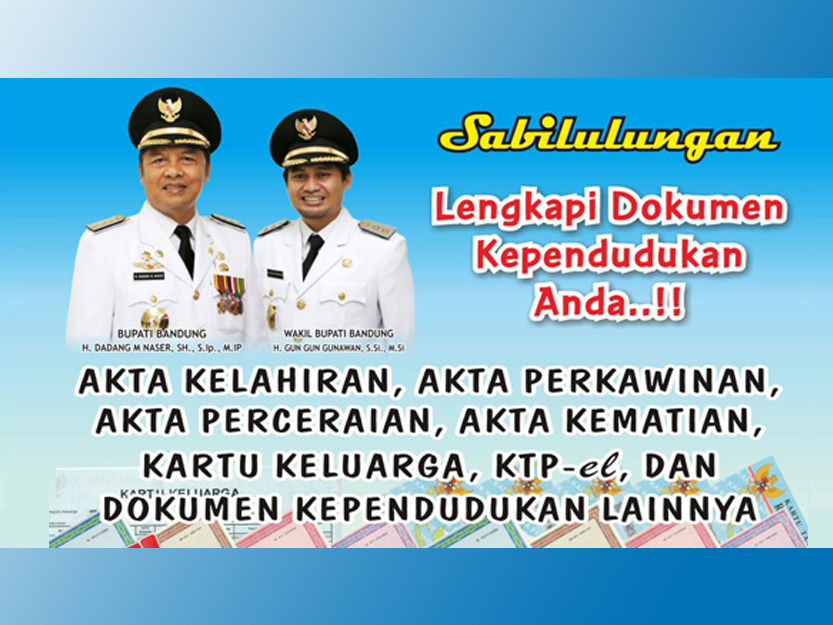 Pencetakan E-KTP Kabupaten Bandung Bisa di Kecamatan ...