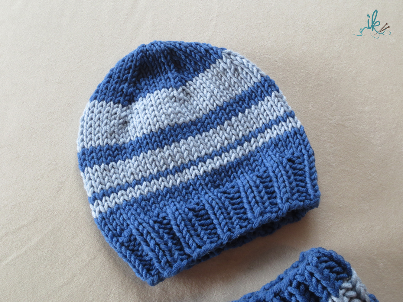 kindermütze stricken mit rundstricknadel