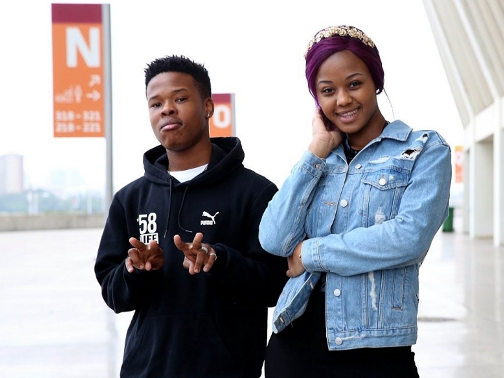 South African artists Babes Wodumo and Nasty C, who both received... 