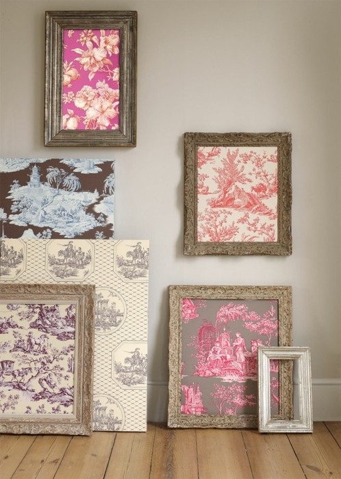 Frame a fabric Frame a fabric
