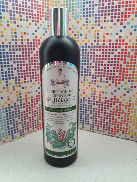 Babuszka agafii tradycyjny syberyjski balsam odżywczy do włosów nr 2 brzozowy propolis regenerujący