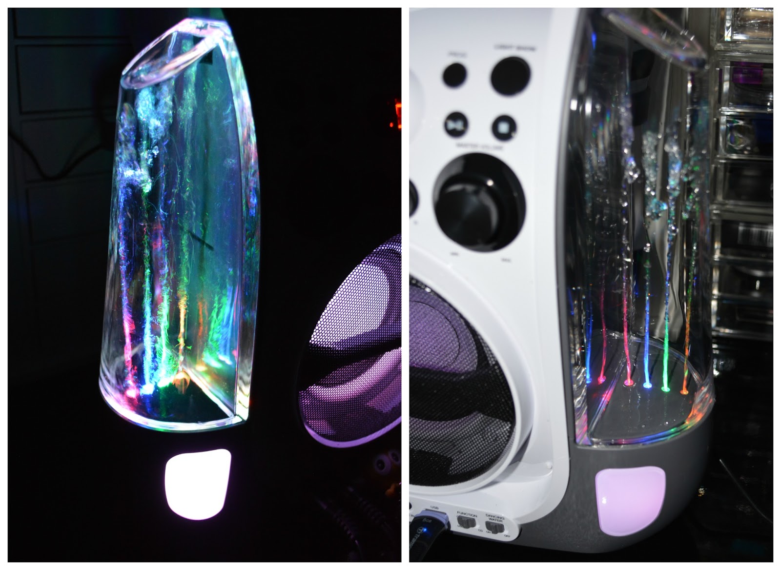 La Creatività di Anna!!! Karaoke Auna con giochi d'acqua luminosi
