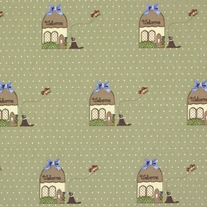 Funda de cojín "country style" hecha por funkypatch