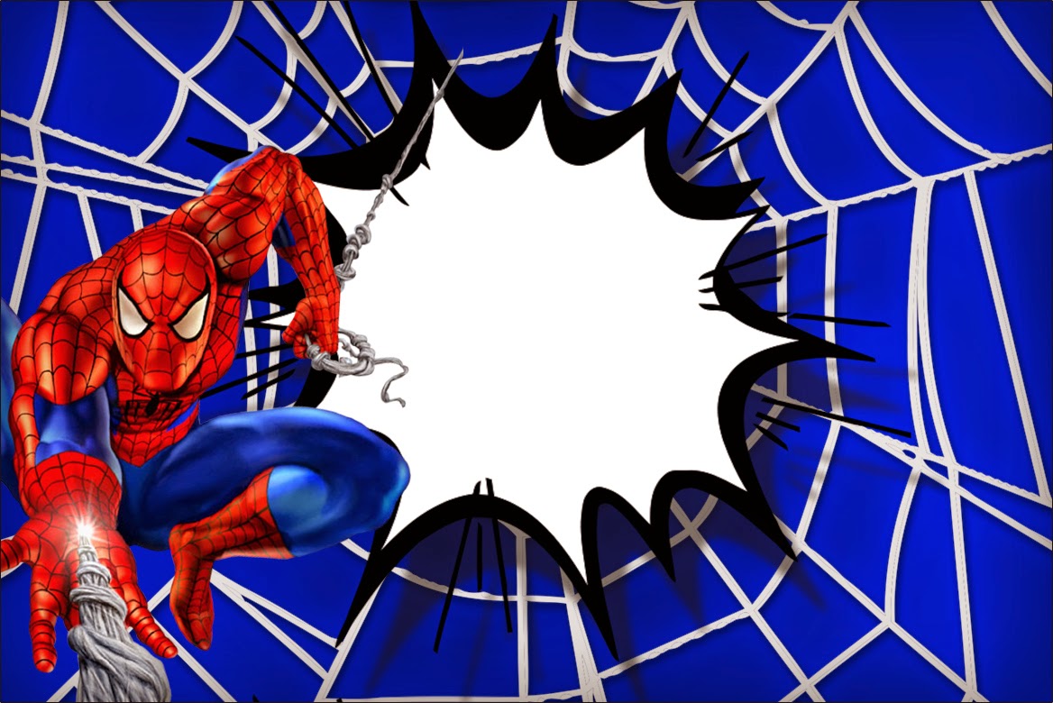 Spiderman Free Printable Cards or Party Invitations. 