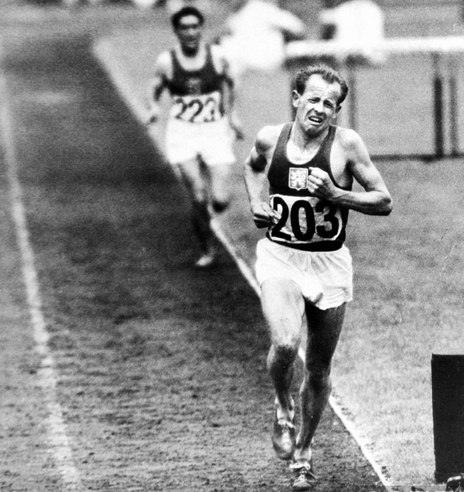 Historias del deporte Emil Zatopek la humana