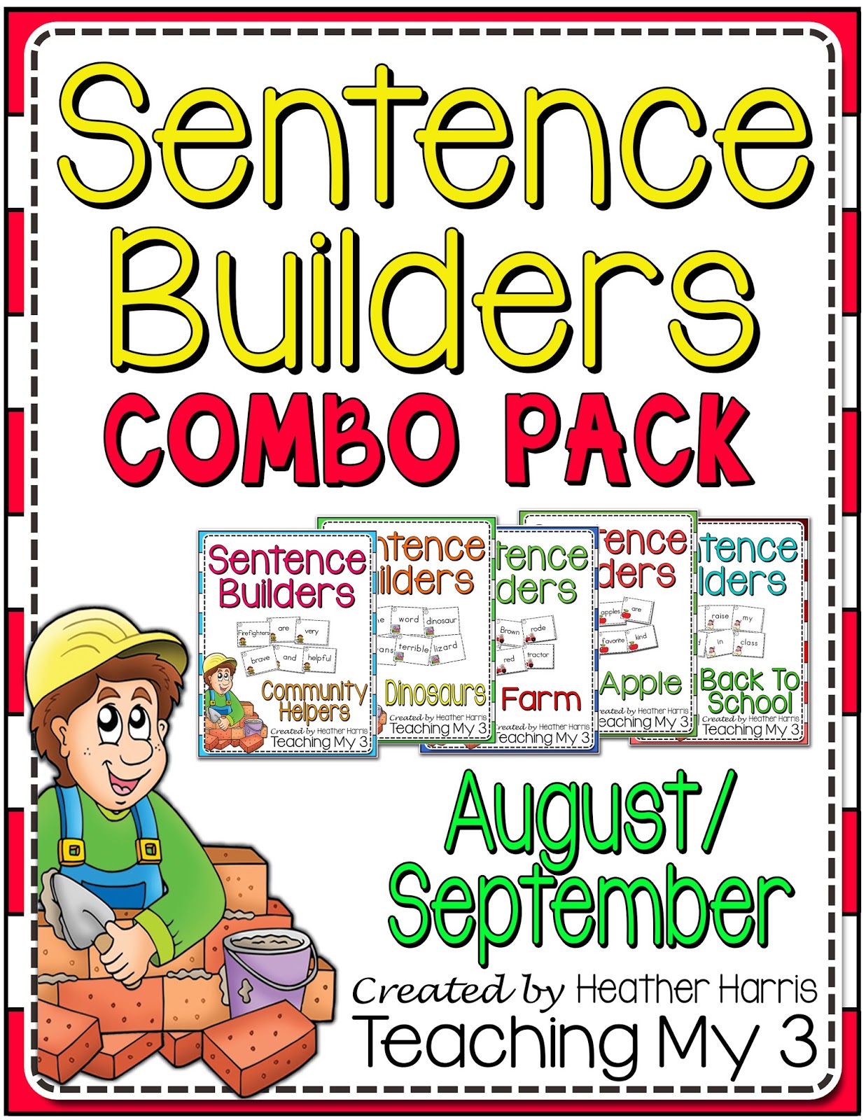 Heather's Teaching Blog New Sentence Builder Combo Pack