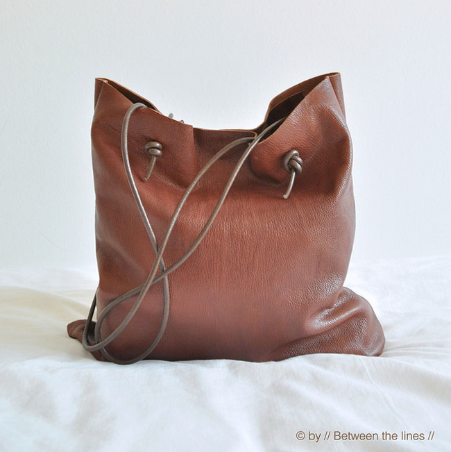 DIY leather bag tutorial | TRASHION HELSINKI | Bloglovin’