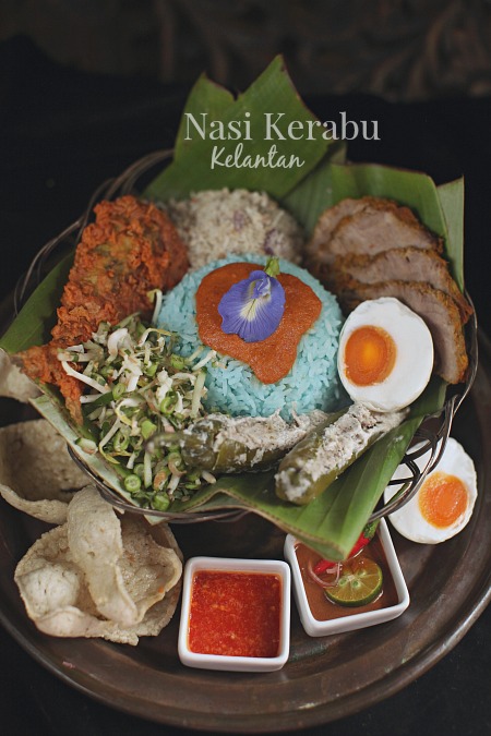 Resepi Nasi Kerabu Kelantan  yang sangat sedap masam manis