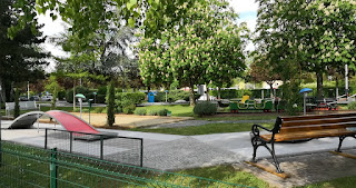 Miniature Golf course on the Esplanade de la Moselle in Remich. Photo by Christopher Gottfried, May 2018