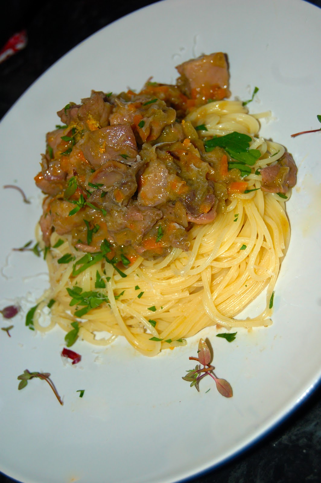 Lyons made: Rabbit Ragu with Spaghetti Recipe