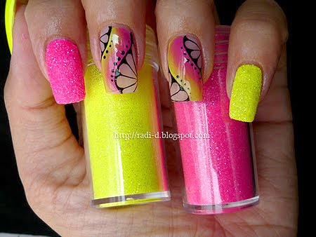 Неонов сух брокат