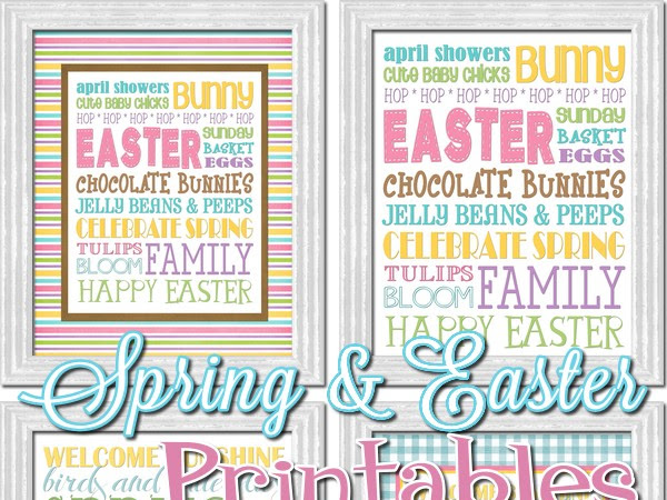 {GIVEAWAY} Easter & Spring Printables!