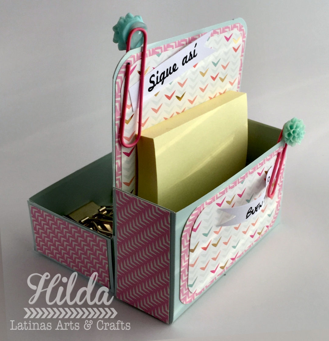 Hilda Designs Tutorial66 en LA& Mini Organizador de Escritorio