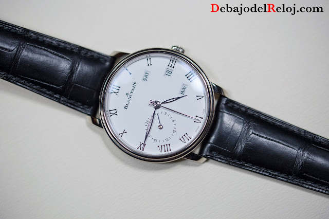 Villeret Quantième Annuel GMT en acero