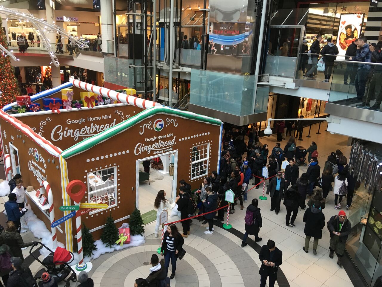 google home mini gingerbread smart home