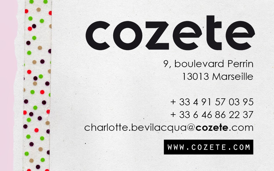 Marion Gonzalez: Création de carte de visite et coupon de réduction