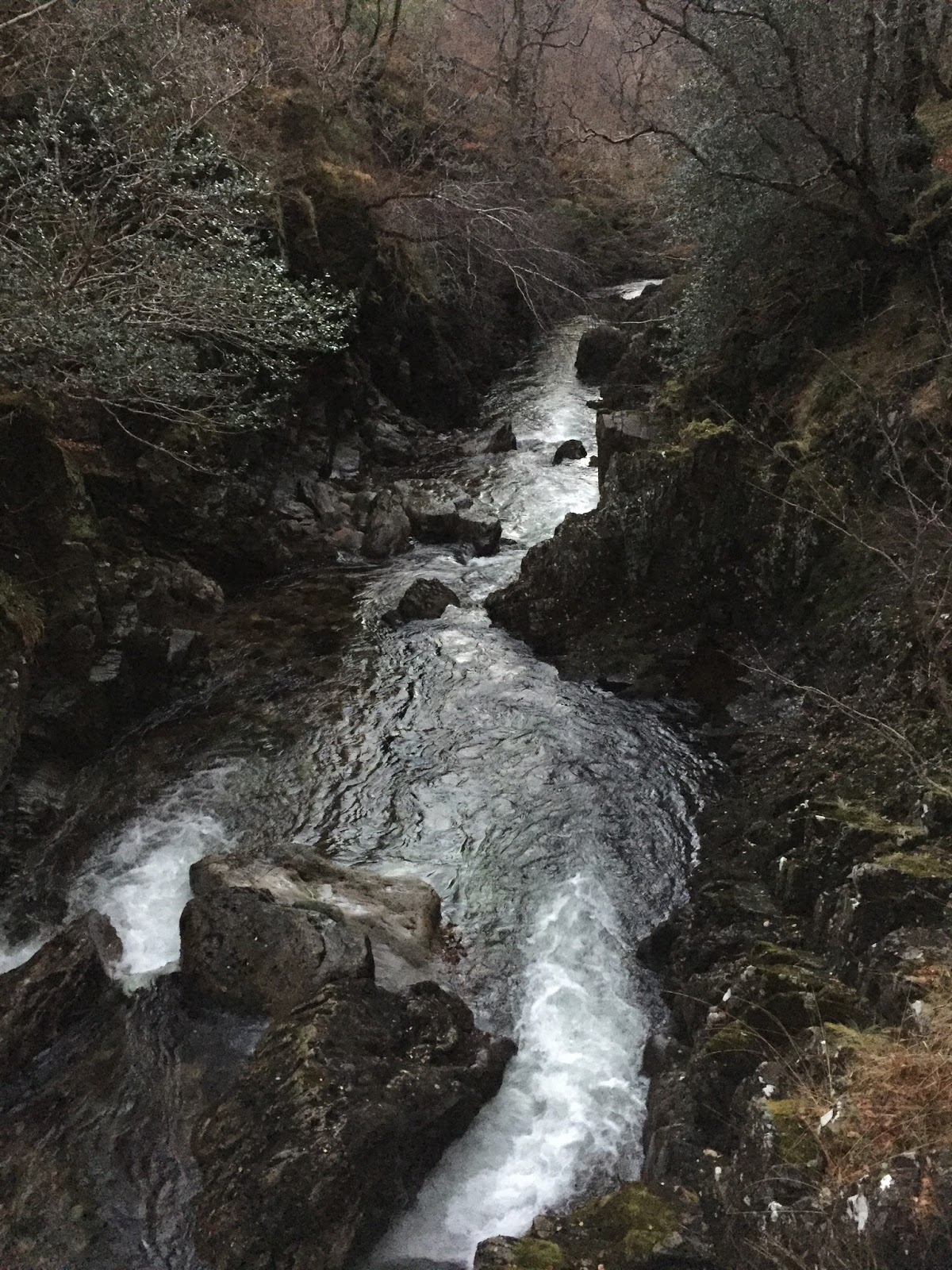 Creek Glencoe Scotland Hillside Creek Glencoe Scotland Hillside