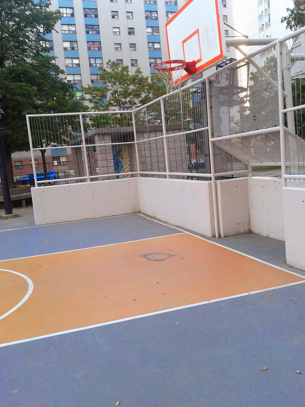 Toronto things St Jamestown outdoor basketball court at 375 Bleecker Street in Toronto