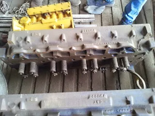 CAT 3408 marine engine cylinder head