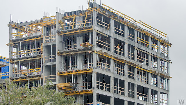 Budowa River Tower Bydgoszcz KWK Construction