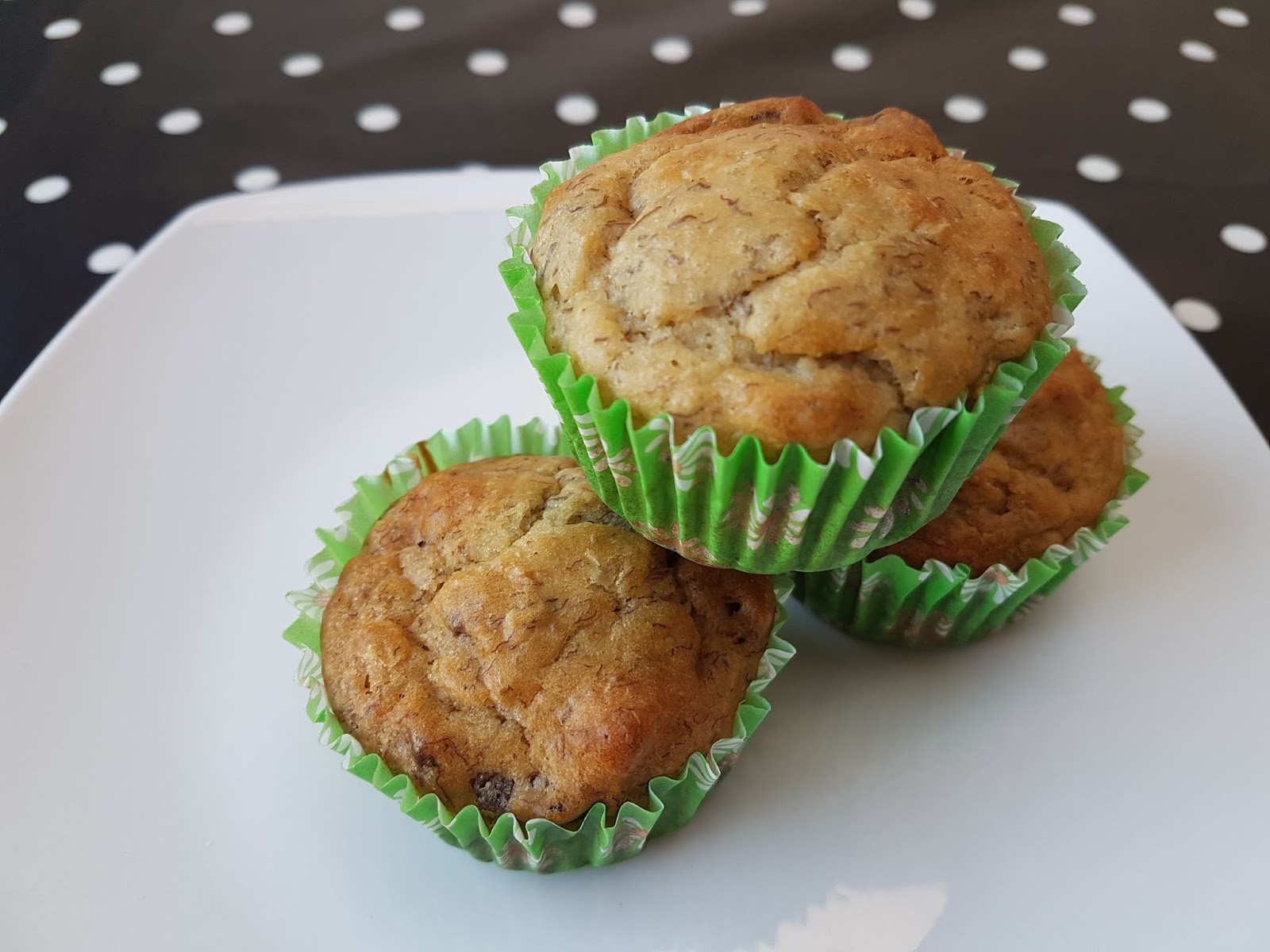 So I added an extra banana to the recipe, increased the amount of