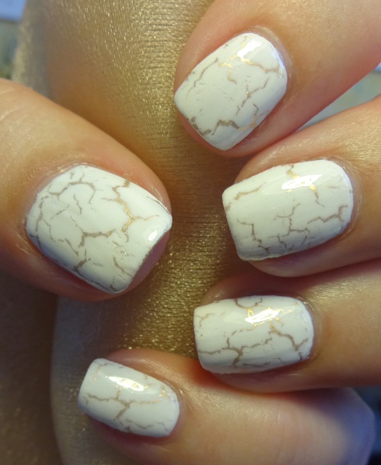 Wendy's Delights White Marble Effect Nail Foil from Charlies Nail Art
