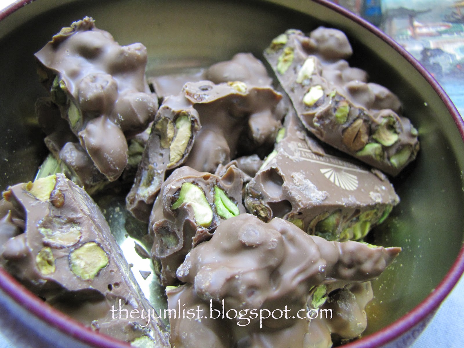 Milk Chocolate Pistachio Brittle, Mandarin Oriental, Kuala Lumpur