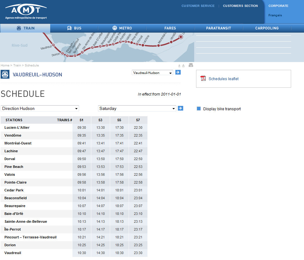 Cycle Fun Montreal Take your bike on the weekendschedule commuter