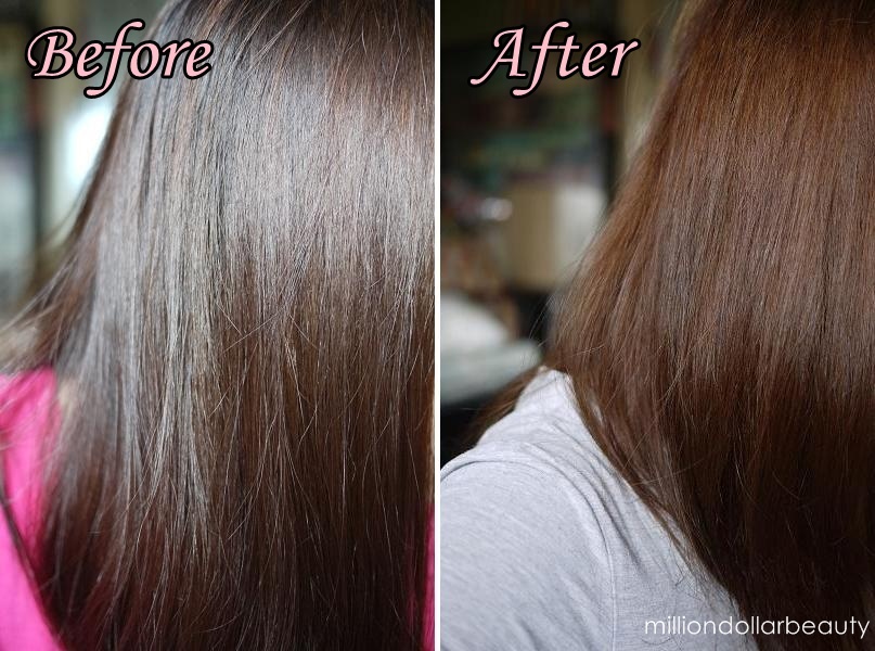 Caramel Hair Treatment Before And After - Captions Cute Viral