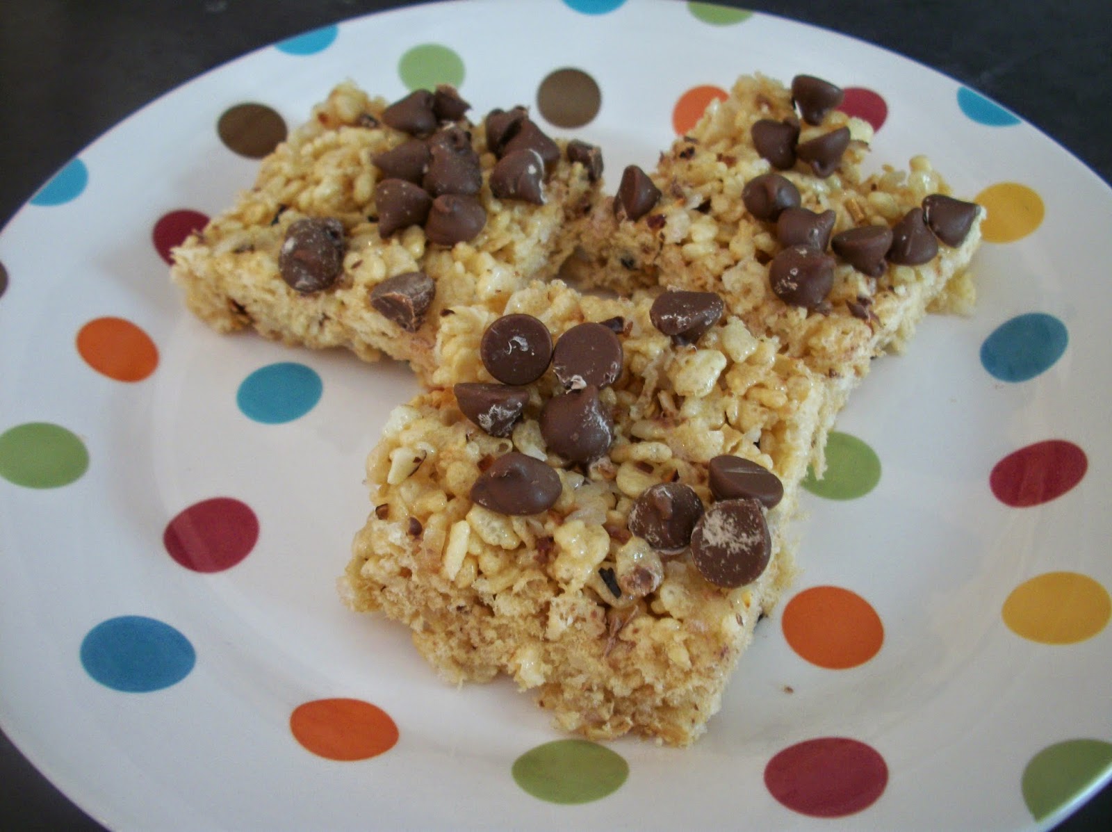 Cook with Sara: Almond Joy Rice Krispie Bars