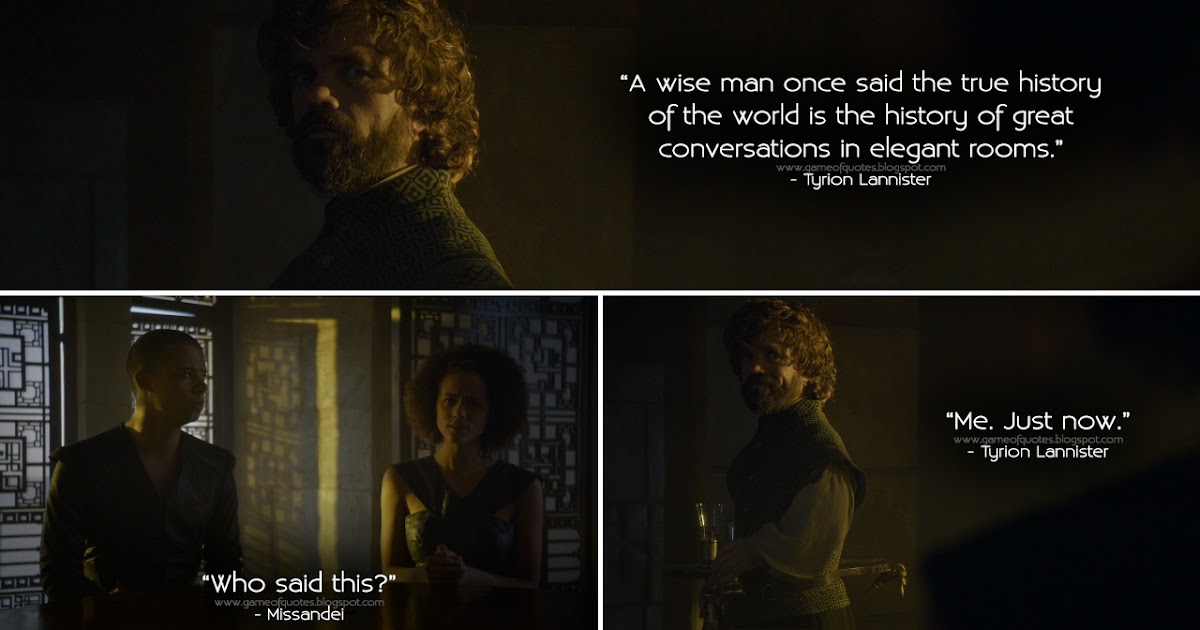 tyrion lannister quotes conversations