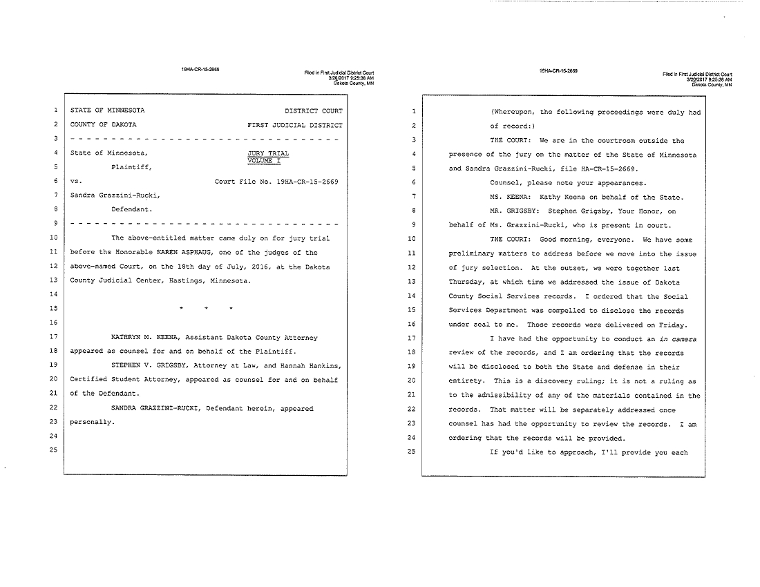 Lion News Trial By Ambush Already Appears In Day One Of Transcript For