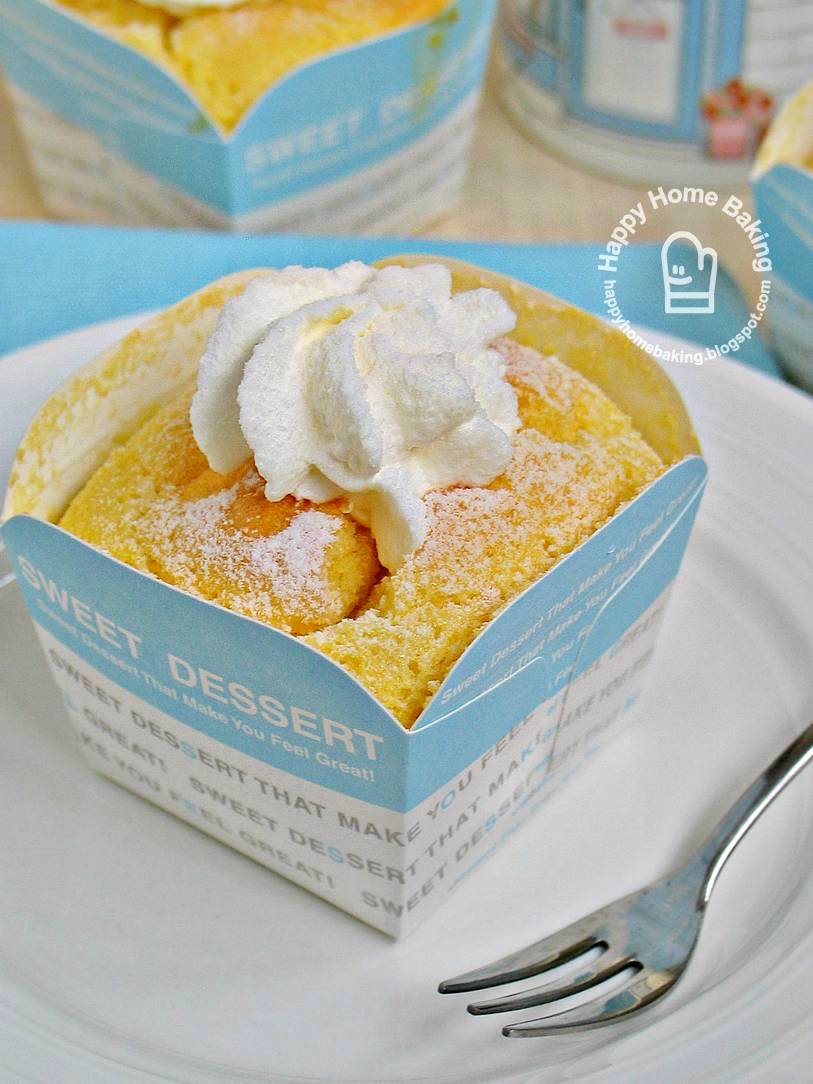 Happy Home Baking: Orange Chiffon Cake in cups