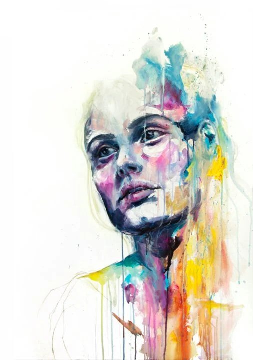 Agnes Cecile 1991 | Italian Watercolor painter