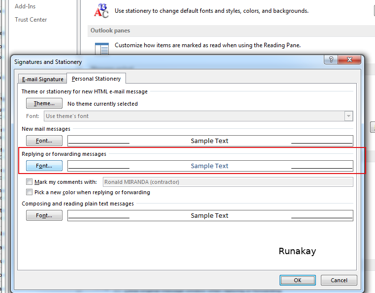 Download Changing The Color Of The Text When Replying Email In Outlook Yellowimages Mockups
