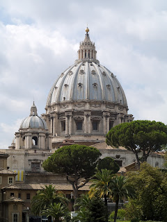 The dome of the 'new' St Peter's