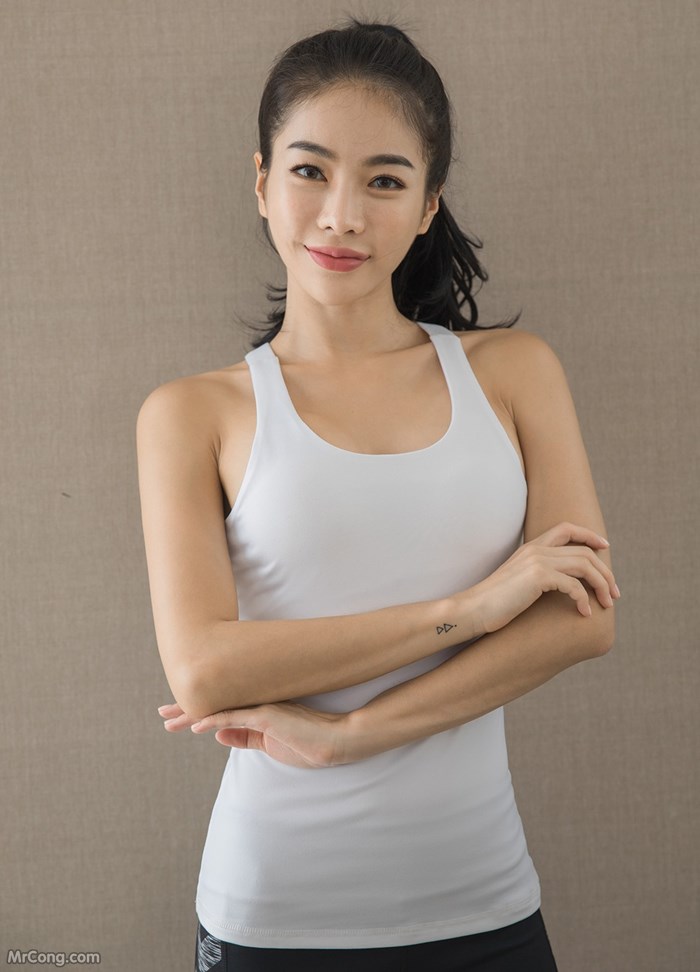 The beautiful An Seo Rin shows off her figure with a tight gym fashion (273 pictures) photo 6-17